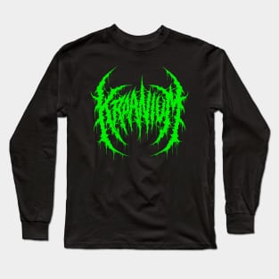 Kraanium Logo | Death Metal Long Sleeve T-Shirt